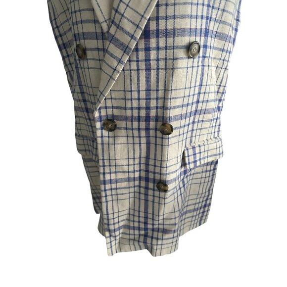 ISABEL MARANT Etoile Plaid Sleeveless Blazer Vest Size 40 / US 10 - Picture 4 of 11